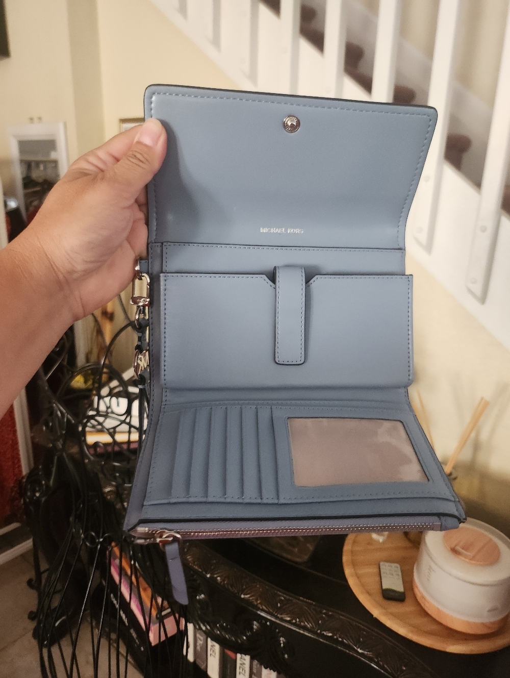 Michael Kors Large Flap Phone Wristlet - Picture 5 of 5